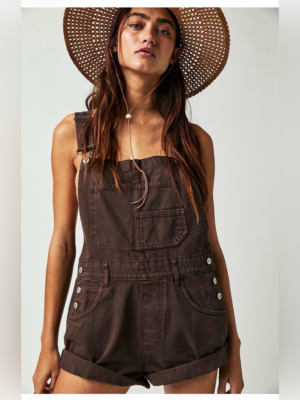 NWT Free People Ziggy shortalls